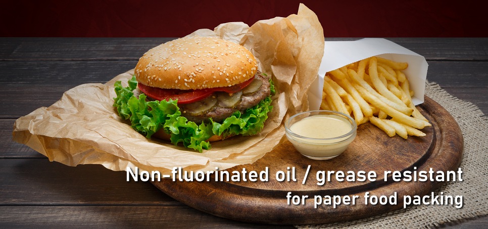 non fluorinated oil grease resistant